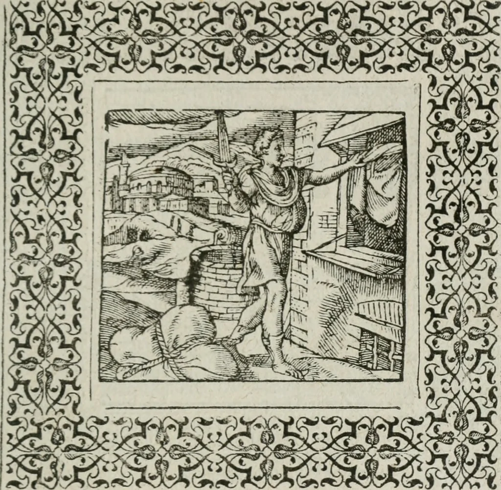 An illustration from A Choice of Emblemes, and other devises : For the moste parte gathered out of sundrie writers, Englished and Moralized. And divers newly devised, 1586, leaf 78