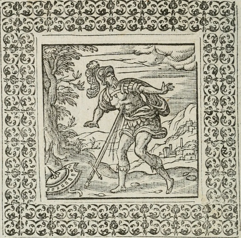 An illustration from A Choice of Emblemes, and other devises : For the moste parte gathered out of sundrie writers, Englished and Moralized. And divers newly devised, 1586, leaf 79