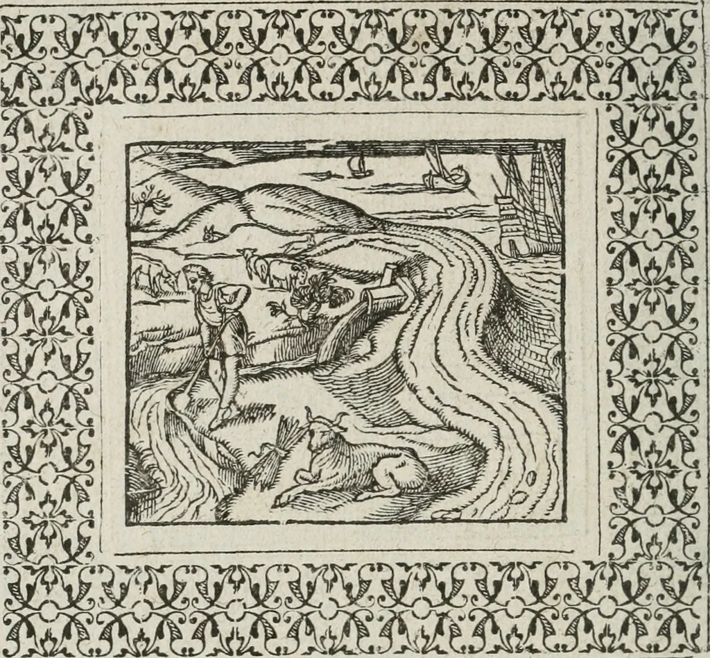 An illustration from A Choice of Emblemes, and other devises : For the moste parte gathered out of sundrie writers, Englished and Moralized. And divers newly devised, 1586, leaf 81
