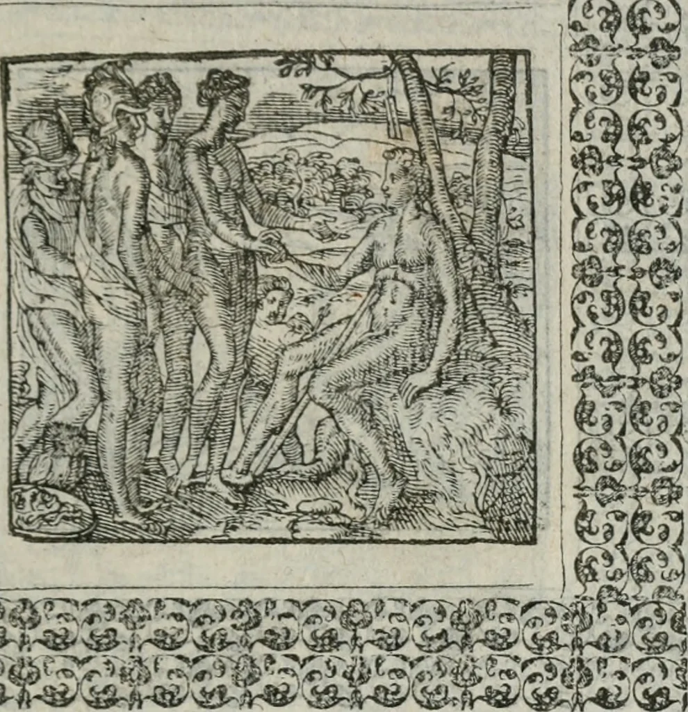 An illustration from A Choice of Emblemes, and other devises : For the moste parte gathered out of sundrie writers, Englished and Moralized. And divers newly devised, 1586, leaf 92