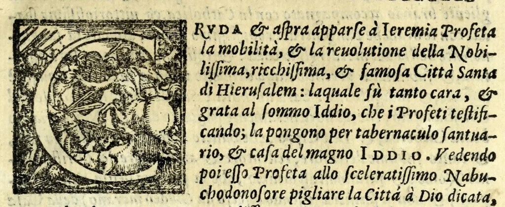 An illustration from Chorograffia, et breve historia vniversale dell'isola de Cipro : principiando al tempo di Noè per in sino al 1572, 1573, leaf 13
