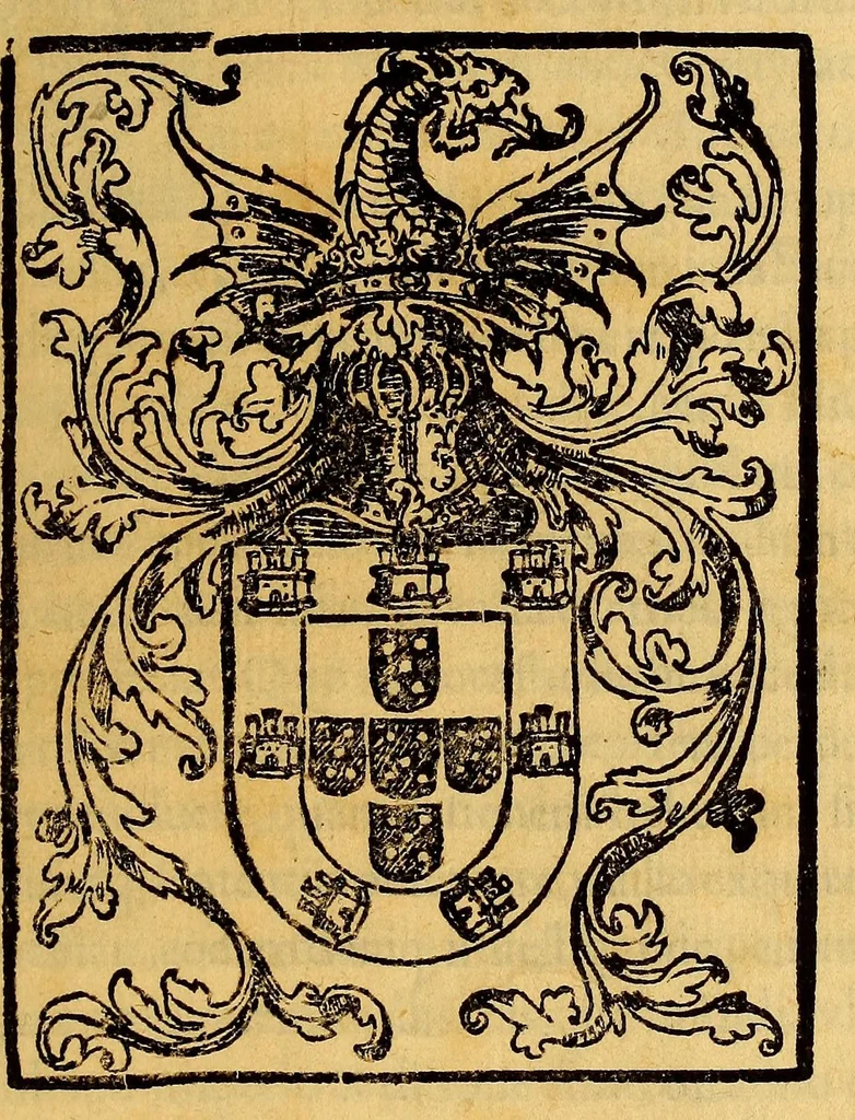 An illustration from Chorographia de alguns lugares que stam em hum caminho, que fez Gaspar Barreiros ó anno de M.D.xxxxvj. começa[n]do na cidade de Badajoz em Castella, te á de Milam em Italia, co[m] algu[m]as outras obras, cujo catalogo vai scripto com os nomes dos dictos lugares, na folha seguinte., 1561, leaf 637
