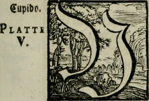 An illustration from Iconologia deorum, oder Abbildung der Götter : welche von den alten verehret Worden ; ais dem Welt-berümtesten Antichen der Griechischen und Römischen Statuen, auch in Marmel, Porfido-Stein, Metall, Agat, Onyx, Sardonich und andren Edelsteinen befindlichen Bildereyen, sorgfältig abgesehen, samt dero eigentlicher Beschreibung und Erklärung der Heidnischen Tempel-Ceremonien, auch Vorbildung der thiere und anderer Sachen, die auf hieroglyphische und emblematische Art, nach Weise der Egyptischen Schrifften, schicklich können vorgebracht und auf einen gewissen Verstand gerichtet werden ; deme allem vorgefügt ist, des durchleuchtigen Palm-Ordens der Hochlöbl. fruchtbringenden Gesellschaft auf dem Parnass aufgestellter ehren-Tempel, 1680, leaf 258