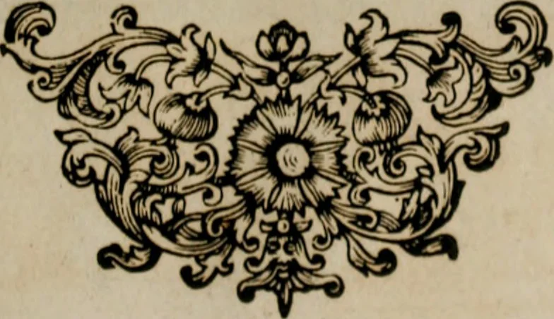 An illustration from Iconologia deorum, oder Abbildung der Götter : welche von den alten verehret Worden ; ais dem Welt-berümtesten Antichen der Griechischen und Römischen Statuen, auch in Marmel, Porfido-Stein, Metall, Agat, Onyx, Sardonich und andren Edelsteinen befindlichen Bildereyen, sorgfältig abgesehen, samt dero eigentlicher Beschreibung und Erklärung der Heidnischen Tempel-Ceremonien, auch Vorbildung der thiere und anderer Sachen, die auf hieroglyphische und emblematische Art, nach Weise der Egyptischen Schrifften, schicklich können vorgebracht und auf einen gewissen Verstand gerichtet werden ; deme allem vorgefügt ist, des durchleuchtigen Palm-Ordens der Hochlöbl. fruchtbringenden Gesellschaft auf dem Parnass aufgestellter ehren-Tempel, 1680, leaf 34