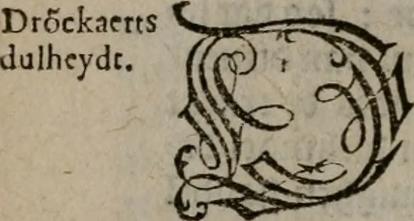 An illustration from Christeliicken waerseggher : de principale stucken van t'Christen geloof en Leuen int cort begrijpende : met een rolle der deugtsaemheyt daer op dienende : ende een schildt-wacht teghen de valsche waersegghers, tooueraers, etc., 1603, leaf 361