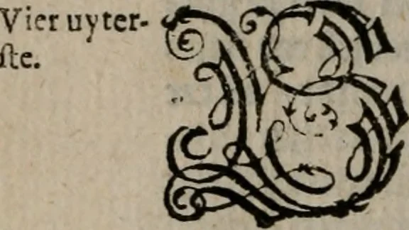 An illustration from Christeliicken waerseggher : de principale stucken van t'Christen geloof en Leuen int cort begrijpende : met een rolle der deugtsaemheyt daer op dienende : ende een schildt-wacht teghen de valsche waersegghers, tooueraers, etc., 1603, leaf 559