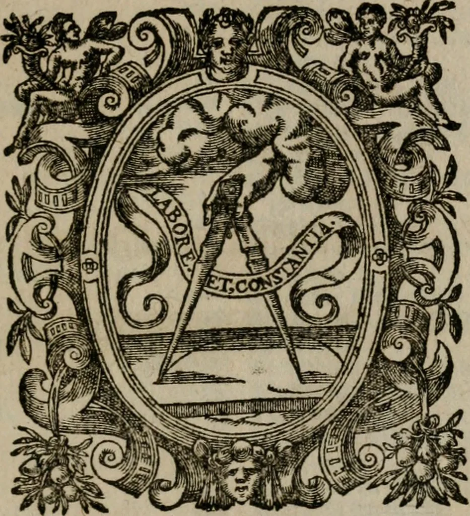 An illustration from Christeliicken waerseggher : de principale stucken van t'Christen geloof en Leuen int cort begrijpende : met een rolle der deugtsaemheyt daer op dienende : ende een schildt-wacht teghen de valsche waersegghers, tooueraers, etc., 1603, leaf 638