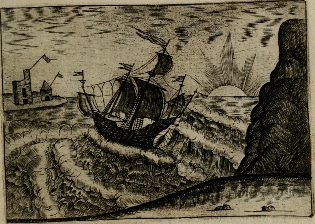 An illustration from Christelyke aandachten of vlammende ziel-zuchten : eener Godvreesend ziele, met een Goddelijk antwoord daar op passende, 1735, leaf 124