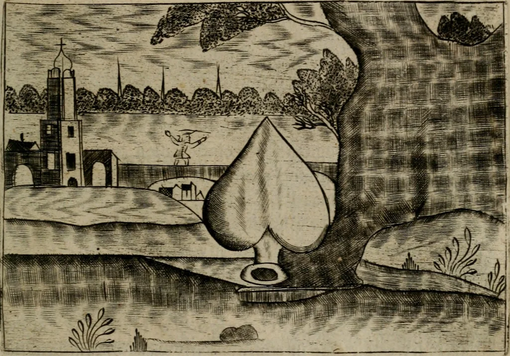 An illustration from Christelyke aandachten of vlammende ziel-zuchten : eener Godvreesend ziele, met een Goddelijk antwoord daar op passende, 1735, leaf 78