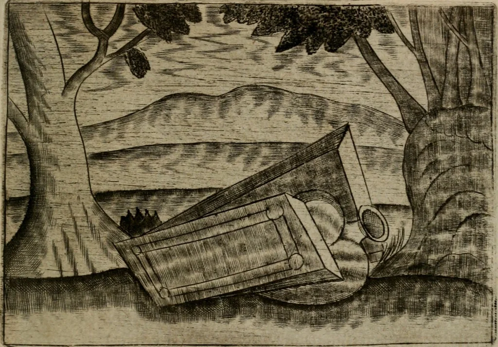 An illustration from Christelyke aandachten of vlammende ziel-zuchten : eener Godvreesend ziele, met een Goddelijk antwoord daar op passende, 1735, leaf 98