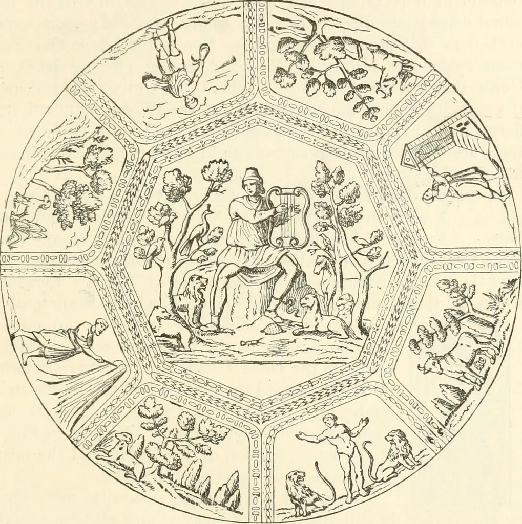 An illustration from Christian archaeology;, 1888, leaf 124