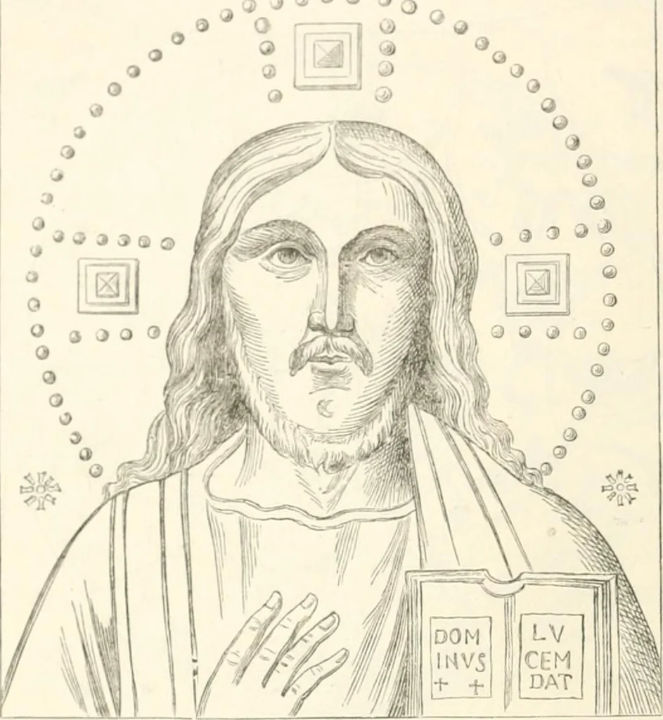 An illustration from Christian archaeology;, 1888, leaf 127