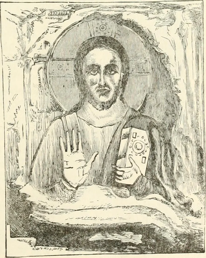 An illustration from Christian archaeology;, 1888, leaf 128