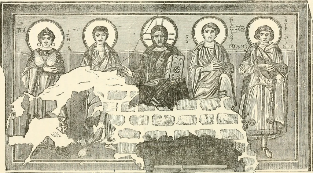 An illustration from Christian archaeology;, 1888, leaf 130