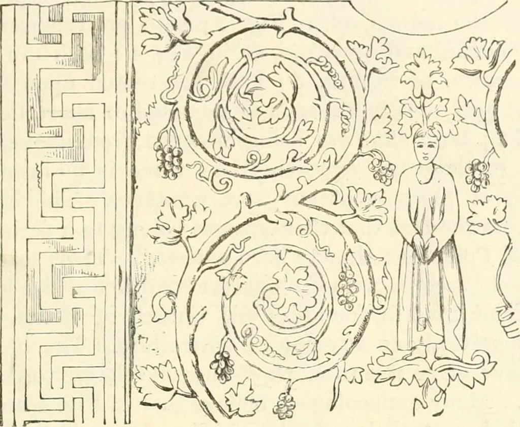 An illustration from Christian archaeology;, 1888, leaf 136