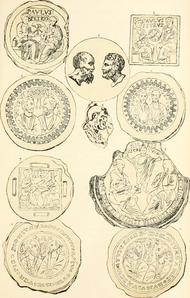 An illustration from Christian archaeology;, 1888, leaf 138