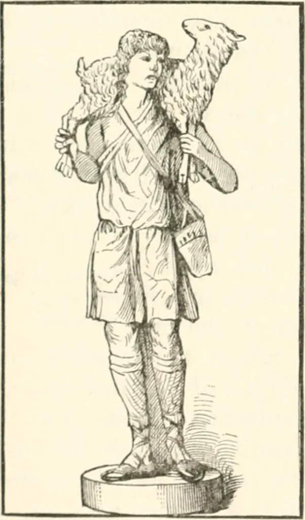An illustration from Christian archaeology;, 1888, leaf 159