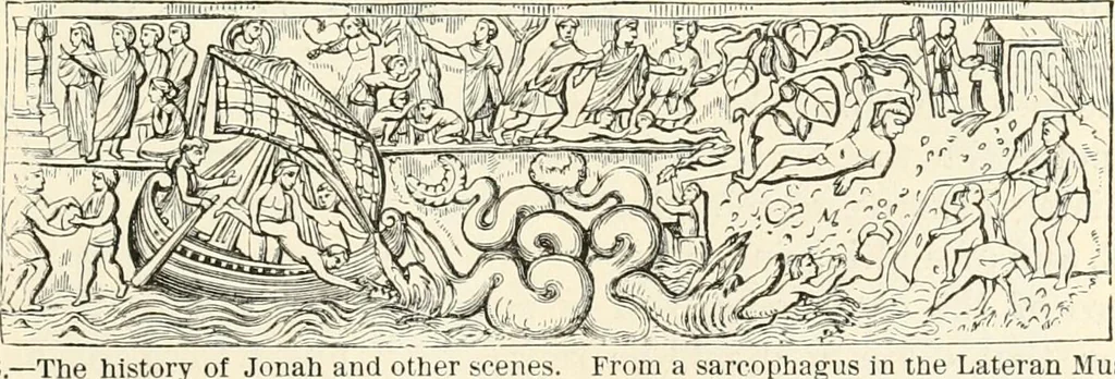 An illustration from Christian archaeology;, 1888, leaf 166
