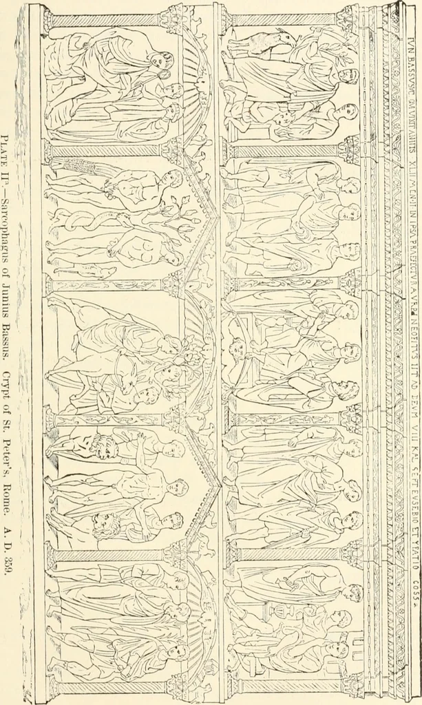 An illustration from Christian archaeology;, 1888, leaf 174