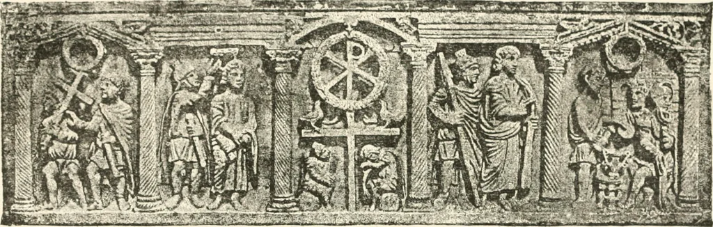 An illustration from Christian archaeology;, 1888, leaf 179