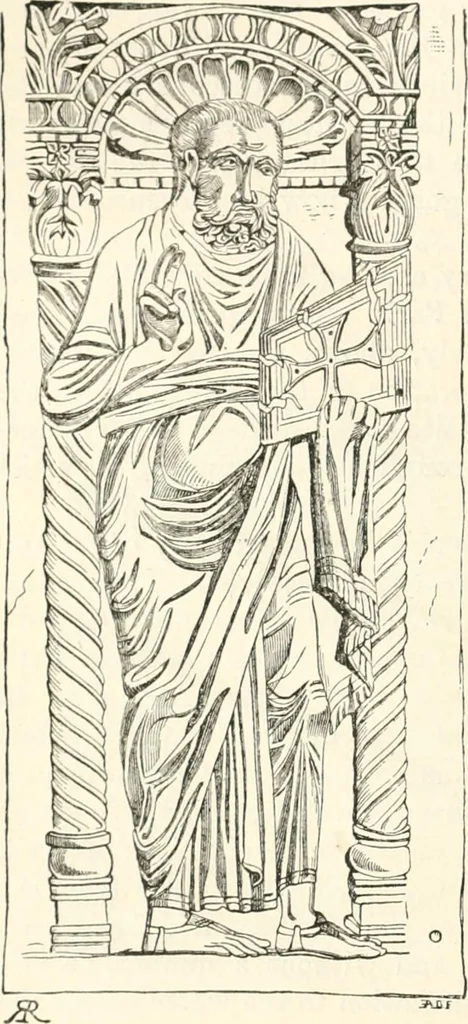 An illustration from Christian archaeology;, 1888, leaf 185