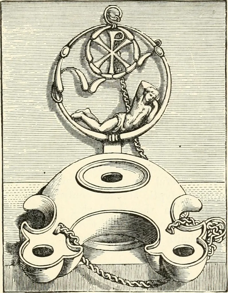 An illustration from Christian archaeology;, 1888, leaf 186