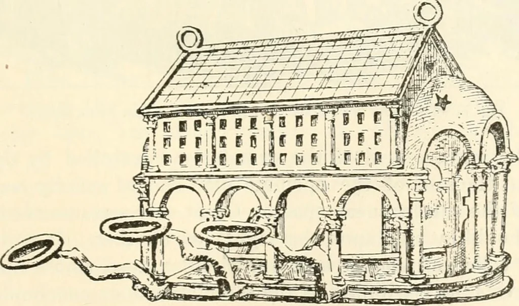 An illustration from Christian archaeology;, 1888, leaf 202