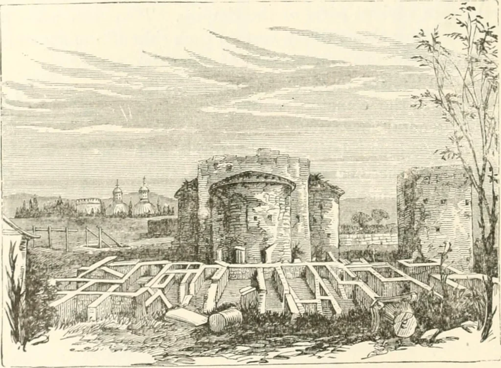 An illustration from Christian archaeology;, 1888, leaf 203