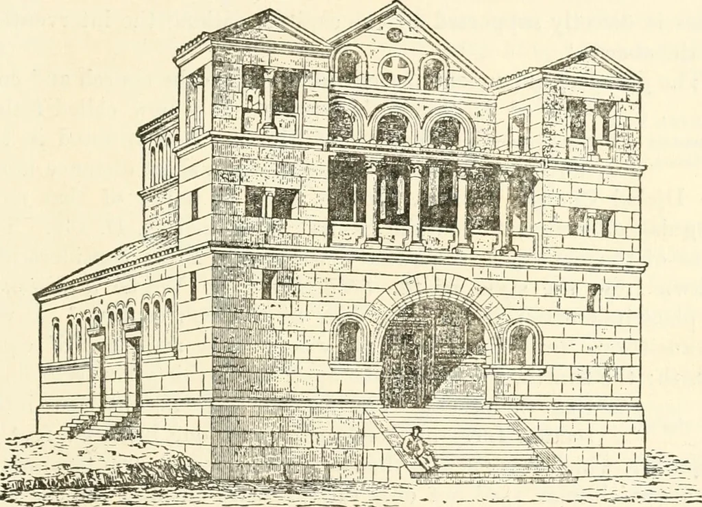 An illustration from Christian archaeology;, 1888, leaf 246