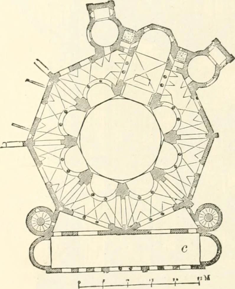 An illustration from Christian archaeology;, 1888, leaf 257