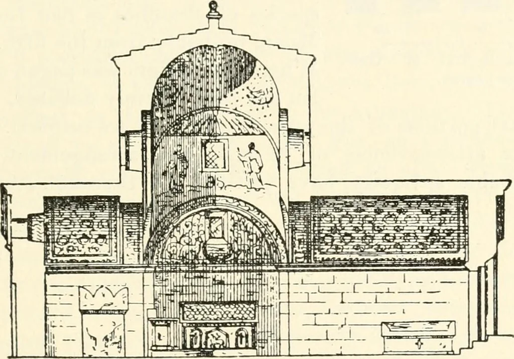 An illustration from Christian archaeology;, 1888, leaf 276