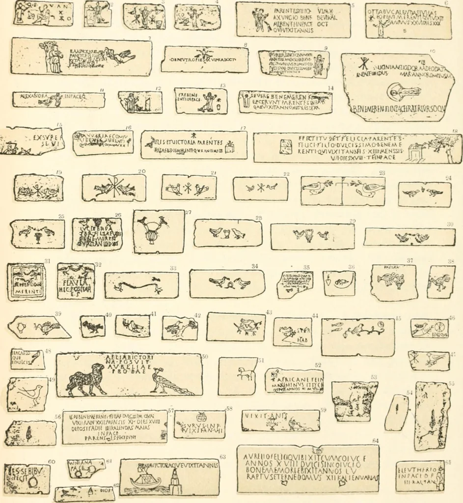 An illustration from Christian archaeology;, 1888, leaf 295