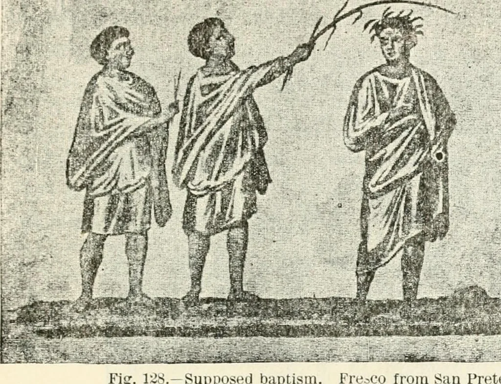 An illustration from Christian archaeology;, 1888, leaf 448