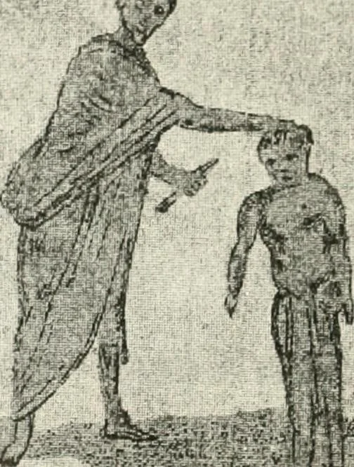 An illustration from Christian archaeology;, 1888, leaf 449