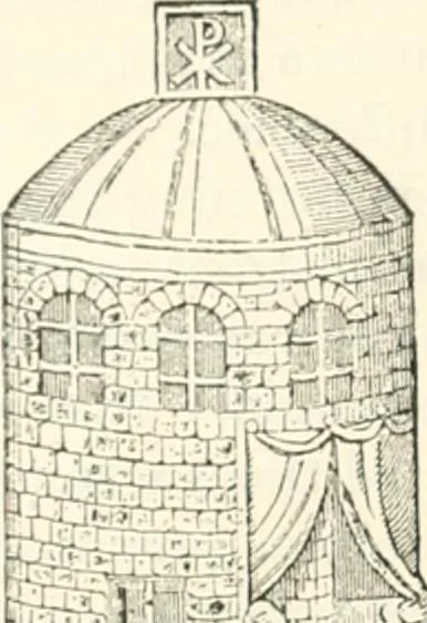 An illustration from Christian archaeology;, 1888, leaf 457