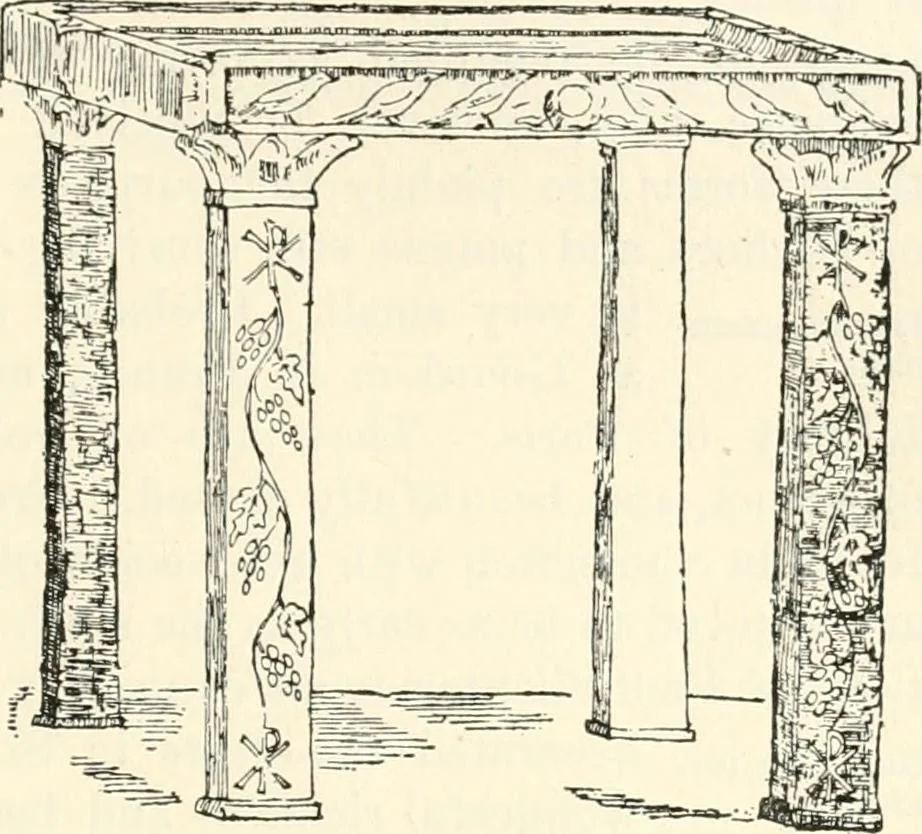 An illustration from Christian archaeology;, 1888, leaf 474