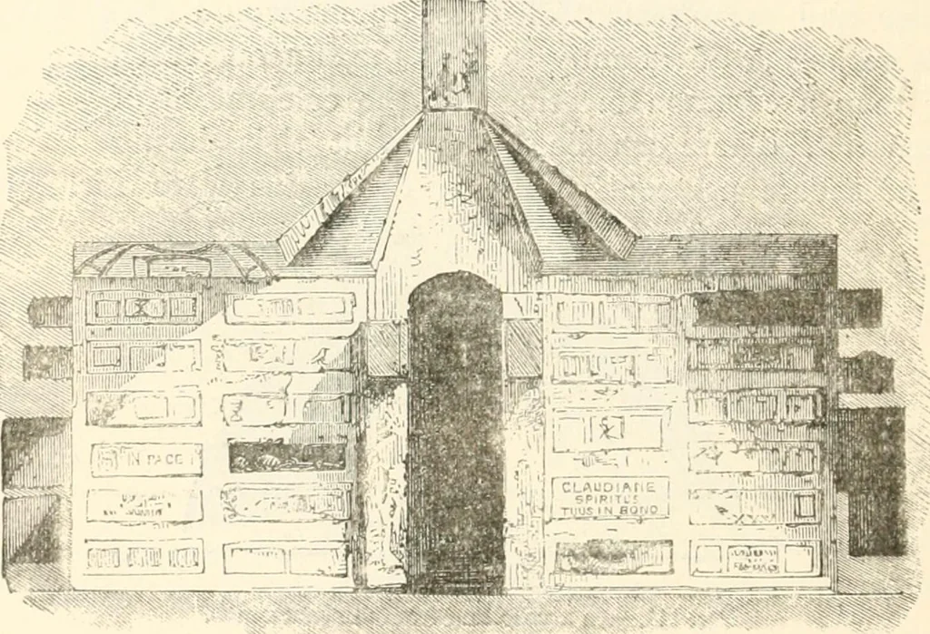 An illustration from Christian archaeology;, 1888, leaf 567