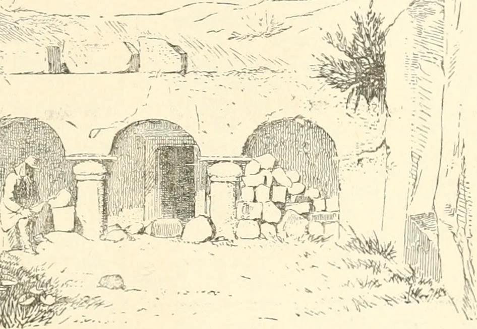 An illustration from Christian archaeology;, 1888, leaf 568