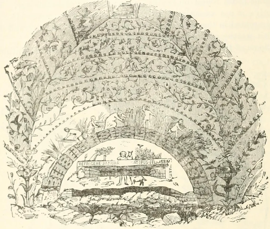 An illustration from Christian archaeology;, 1888, leaf 83
