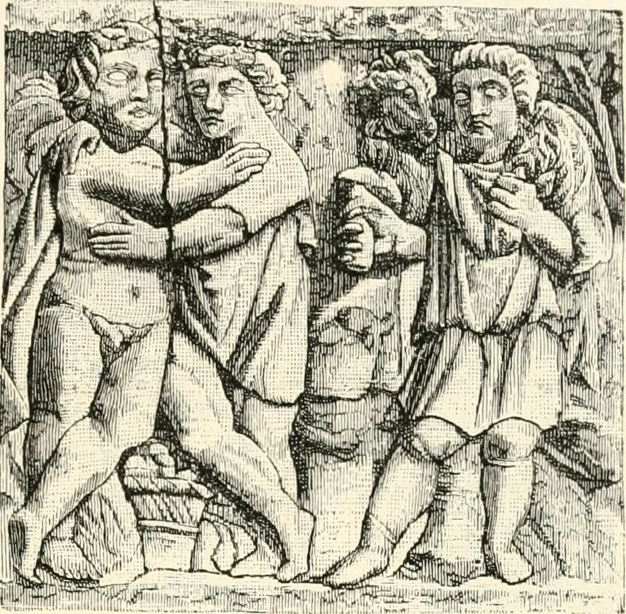 An illustration from Christian archaeology;, 1888, leaf 94