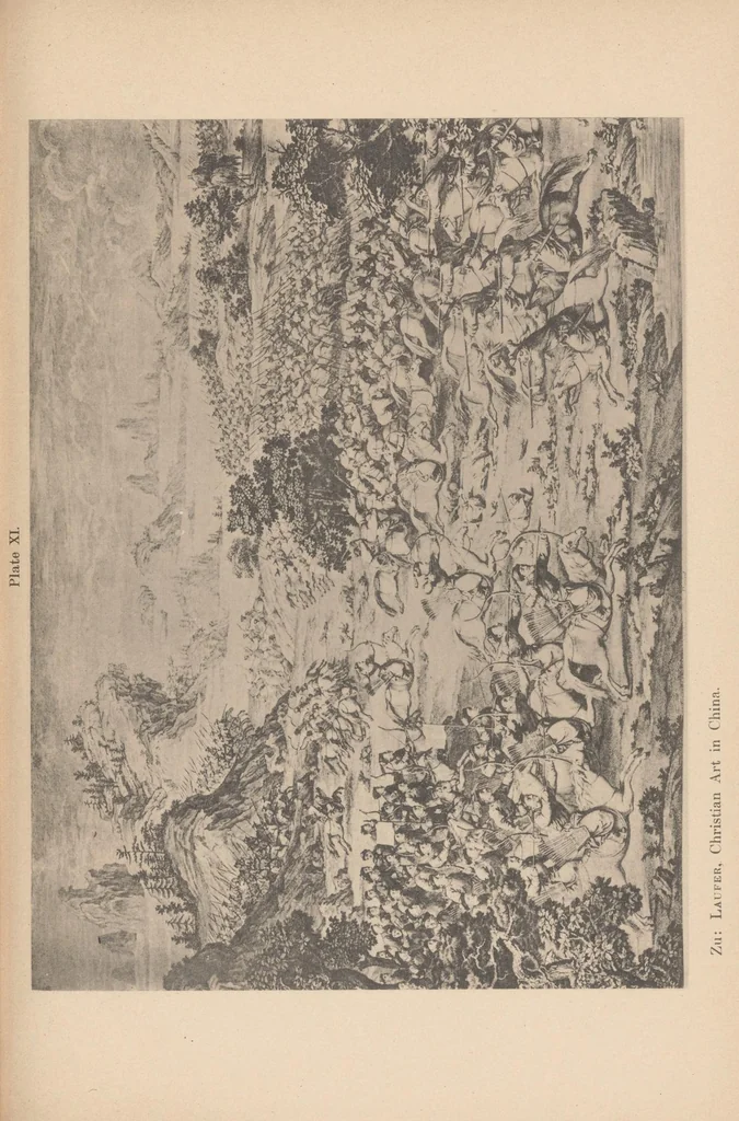 An illustration from Christian art in China, 1910, leaf 45