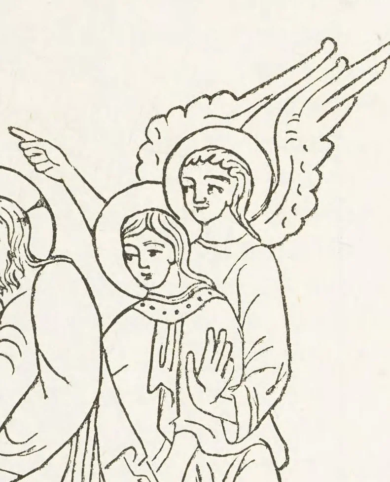 An illustration from Christian iconography; or, The history of Christian art in the middle ages, 1851, leaf 70