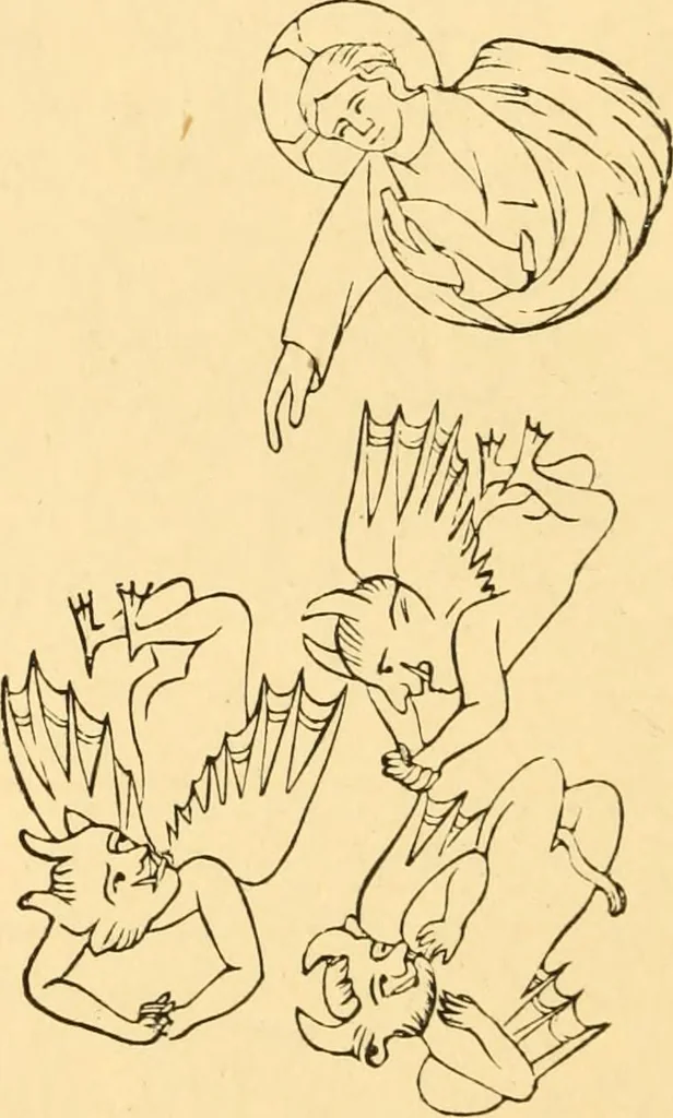 An illustration from Christian iconography; or, The history of Christian art in the middle ages, 1851, leaf 123