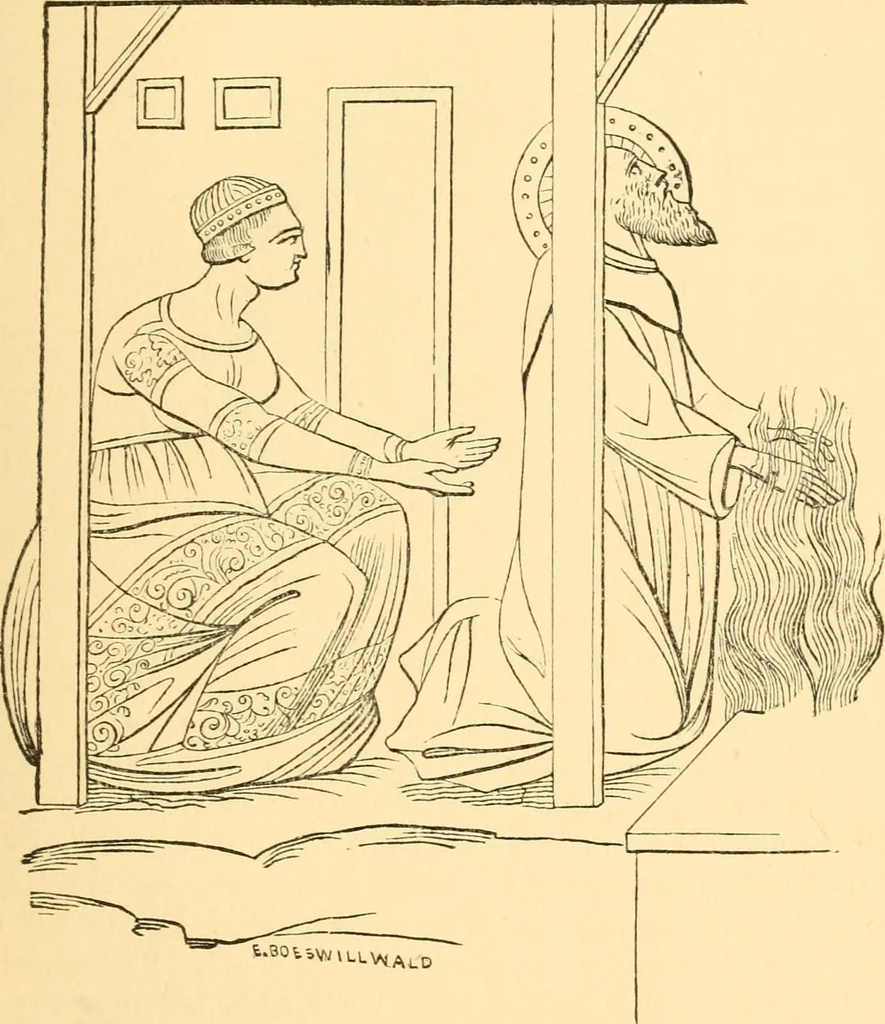 An illustration from Christian iconography; or, The history of Christian art in the middle ages, 1851, leaf 140