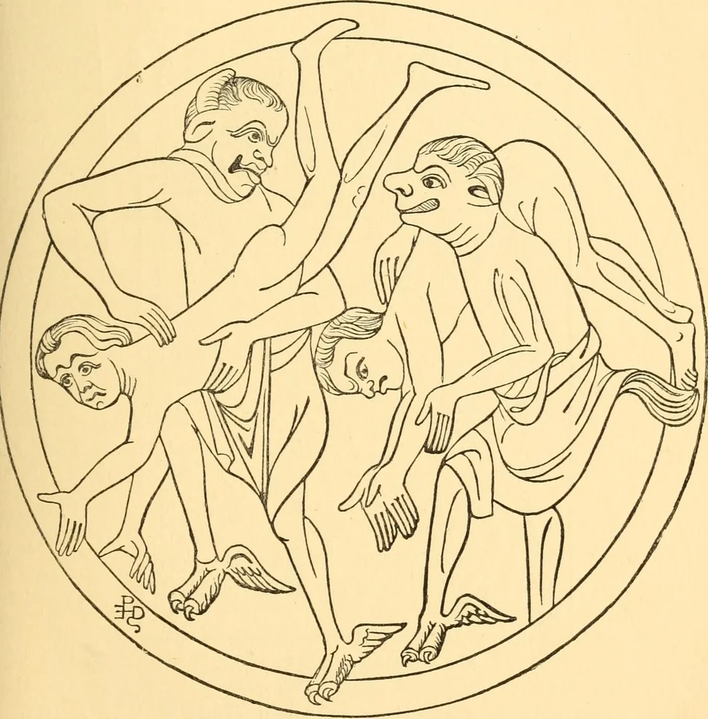 An illustration from Christian iconography; or, The history of Christian art in the middle ages, 1851, leaf 144