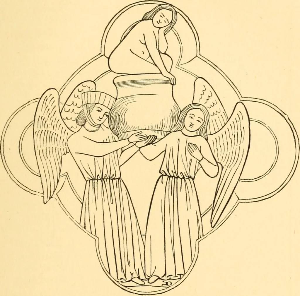 An illustration from Christian iconography; or, The history of Christian art in the middle ages, 1851, leaf 160