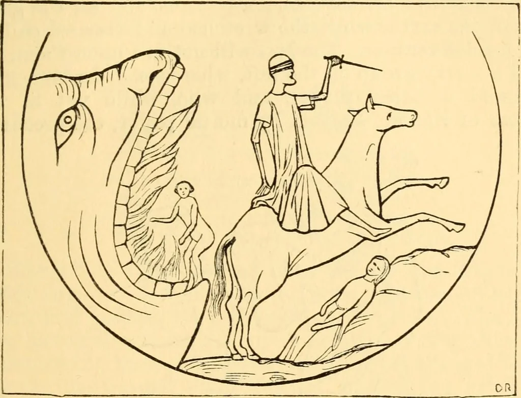An illustration from Christian iconography; or, The history of Christian art in the middle ages, 1851, leaf 172