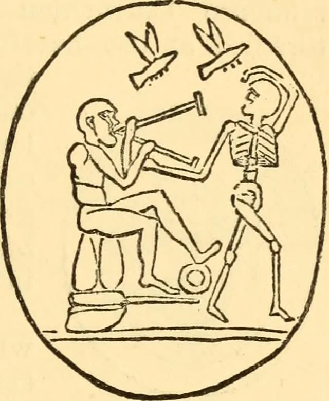 An illustration from Christian iconography; or, The history of Christian art in the middle ages, 1851, leaf 182