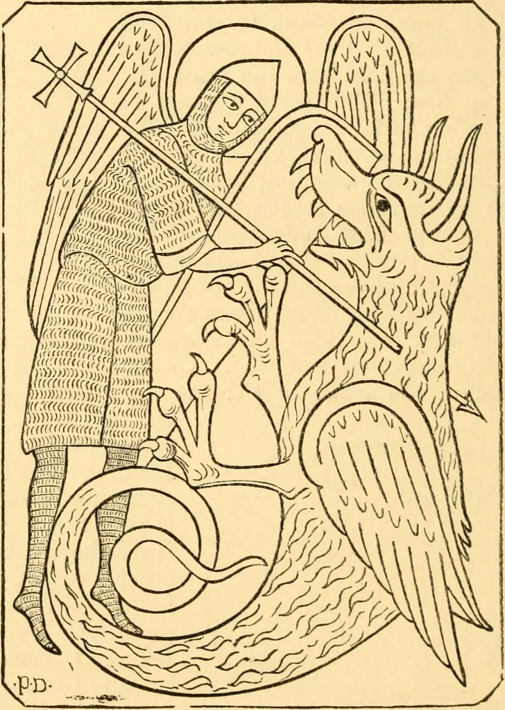 An illustration from Christian iconography; or, The history of Christian art in the middle ages, 1851, leaf 193