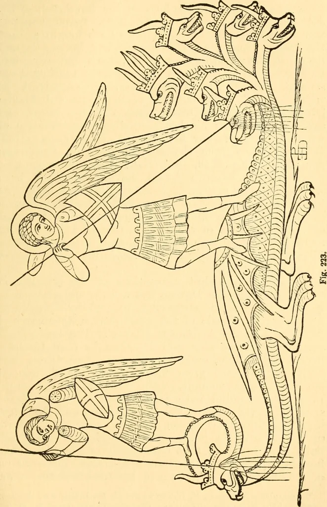 An illustration from Christian iconography; or, The history of Christian art in the middle ages, 1851, leaf 196